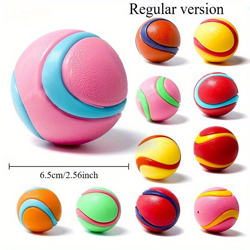 1pc Luminous Dog Toy Ball - Durable Dog Balls for Chewing,Fetching & Playing, Squeaky Dog Toy Balls with Sound,Pet Balls