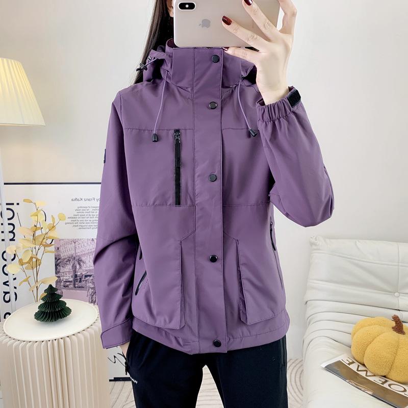 

Мужской и женский ветрозащитный плащ с капюшоном: Индивидуальная осенняя куртка, однослойная, функциональный стиль M