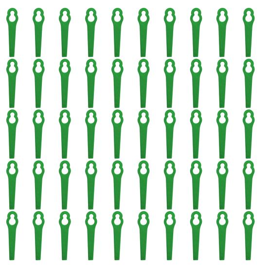 20/50/100Pcs Mower Cutter Blades Ergonomic Design Universal Simple Installation Lawnmower Plastic Cutting Blade Parts Kit