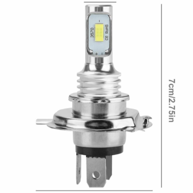 Nebelscheinwerfer H4 80W 3570 2SMD Hochhelligkeit Automotive LED Dekodierung H4 Motorrad Auto Licht