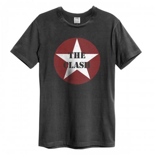 Amplified Mens Star Logo The Clash T-Shirt