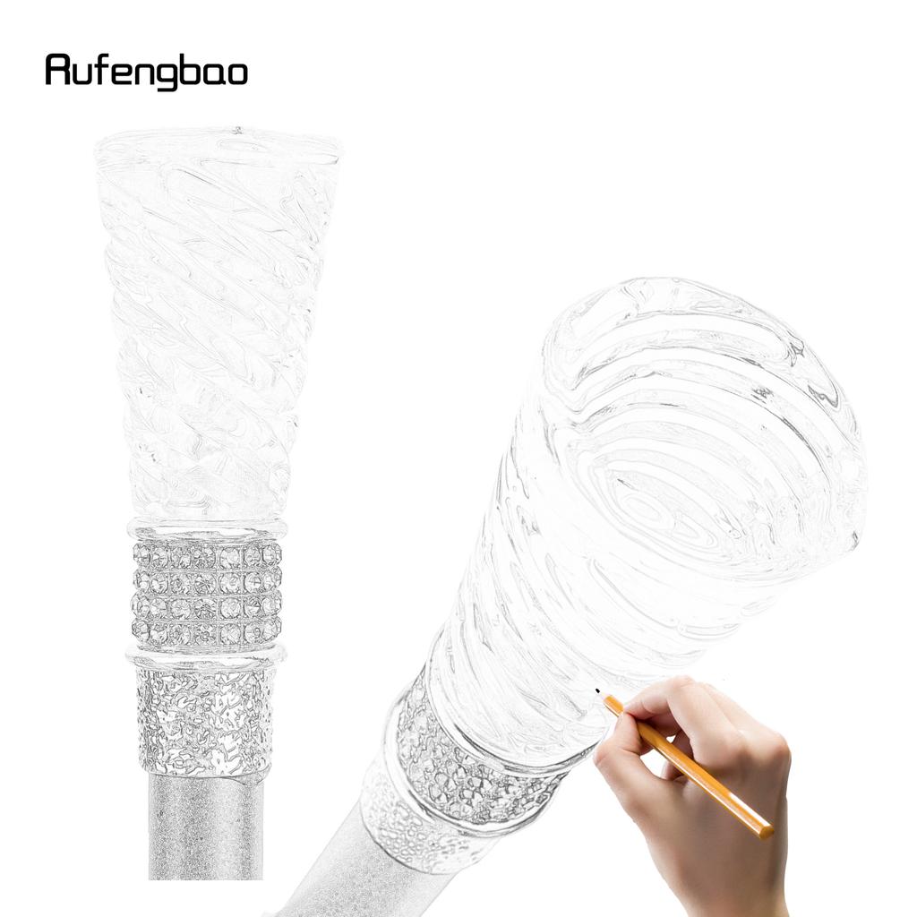 Bílá nit Sklo Zlatá Fialová Slitina Vílí hůlky pro dívky Princeznovské hůlky Dětská andělská hůlka Cosplay Svatba Narozeninová oslava 90 cm