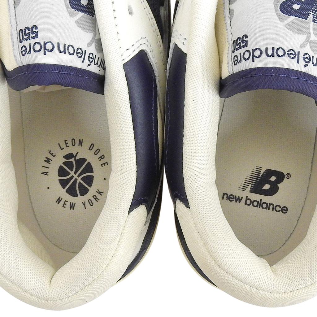 Kusursuz YENİ BALANCE spor ayakkabıları AIME LEON DORE beyaz deri erkek 28.5 BB550ALF Kullanılmış