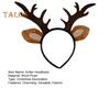 Hirschgeweih-Stirnband für Damen, Rentierhörner und -ohren, Haar-Accessoire für Weihnachten, Halloween, Cosplay, Partyzubehör