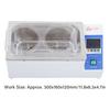 Digitales thermostatiches Wasserbad 600W 2-Loch Labor-Konstanttemperatur-Wasserbad-Behälter mit Timer