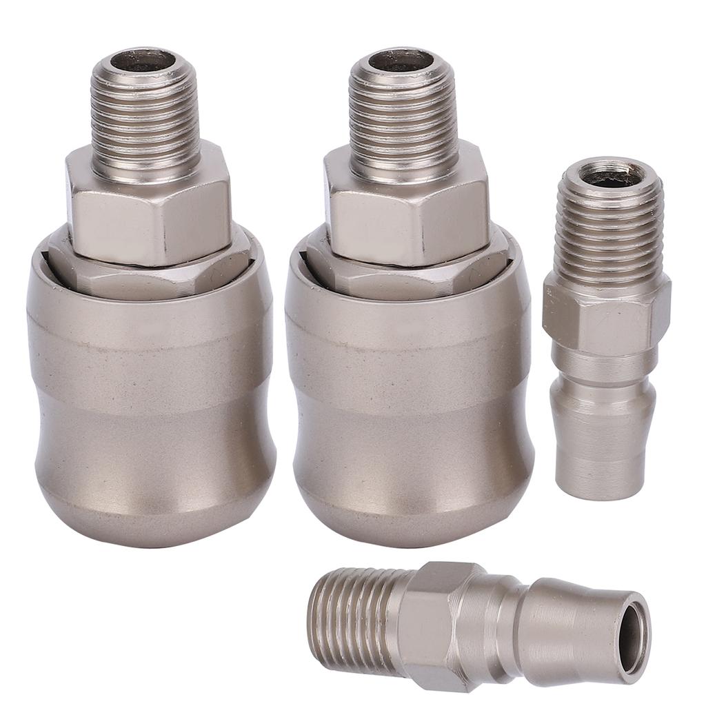 2 Sets Pneumatic Quick Connector Jackhammer ExplosionProof SelfLocking C Type Joint SM+PM20