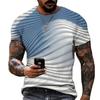 3D Men's T-shirt Fashionable Round Neck Short Sleeved Top Summer New Men's Top