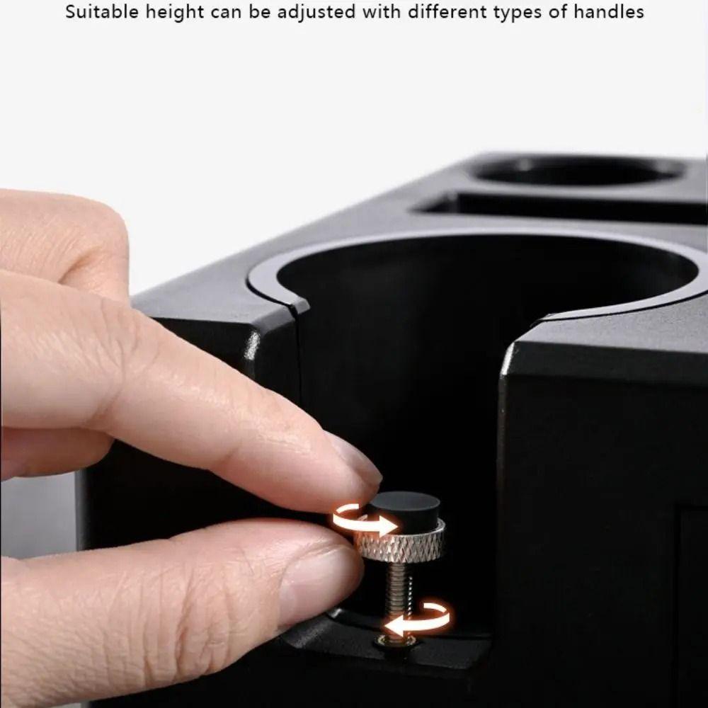 Square Design Espresso Portafilter Holder Coffee Tamper  Stand  Powder Distribution Tool