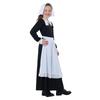 Kids Halloween Costume Set Medieval Maid Outfit With Headscarf Collar Apron Girls Fantasy Dress Up