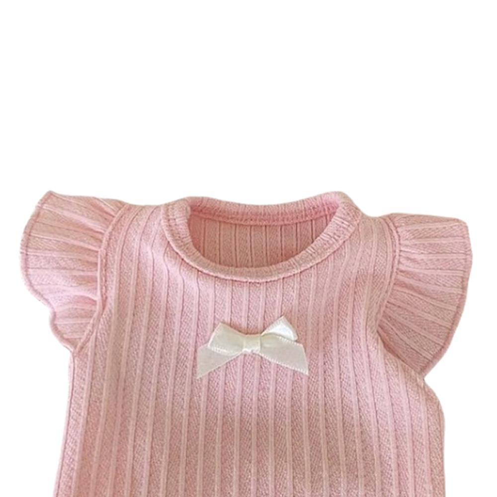 Dog Vest Flying Sleeves Puppy T-Shirt Thin Dog Shirt Pet Two Legged Dog Clothes Cotton Undershirt Sweet Cute Bow Chihuahua Skirt