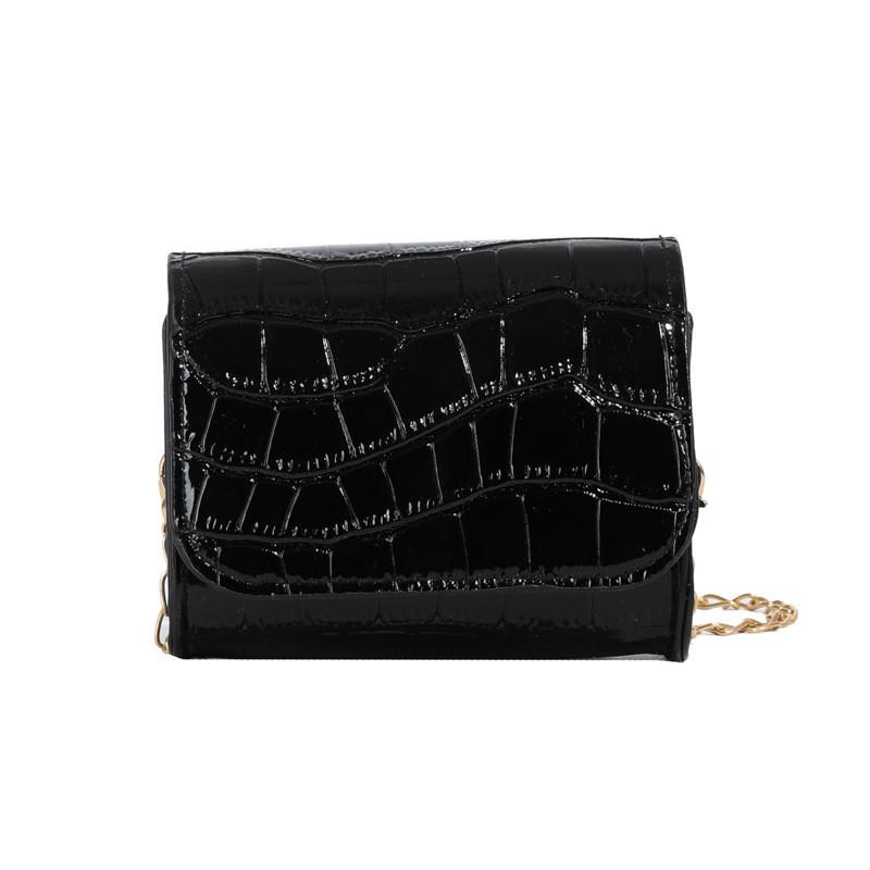 Fashionable New Chain Strap Kids Bag Versatile Solid Color Crossbody For Boys And Girls