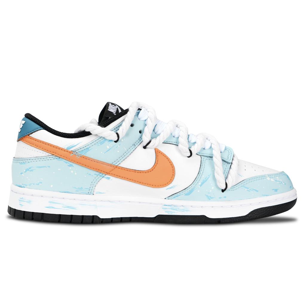 Nike Dunk Love Slip Resistant Abrasion Resistant Slip Resistant Abrasion Resistant Low Top Skateboard Shoes Unisex Blue DD1391-100(Team883-)