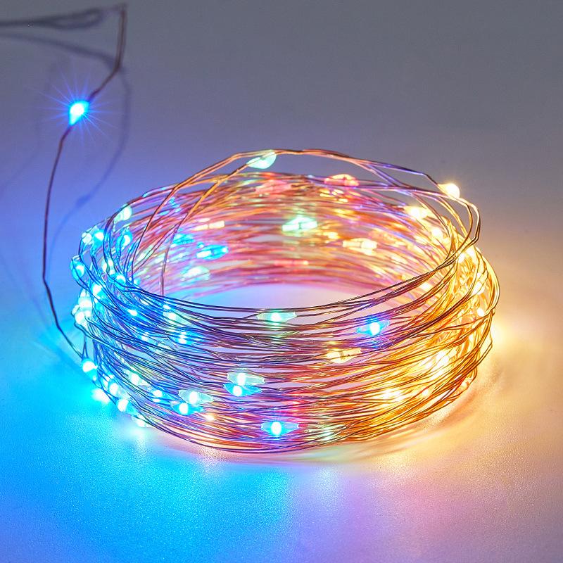 

Солнечные светодиодные гирлянды из медной проволоки для праздничного украшения сада на открытом воздухе Personalized packaging