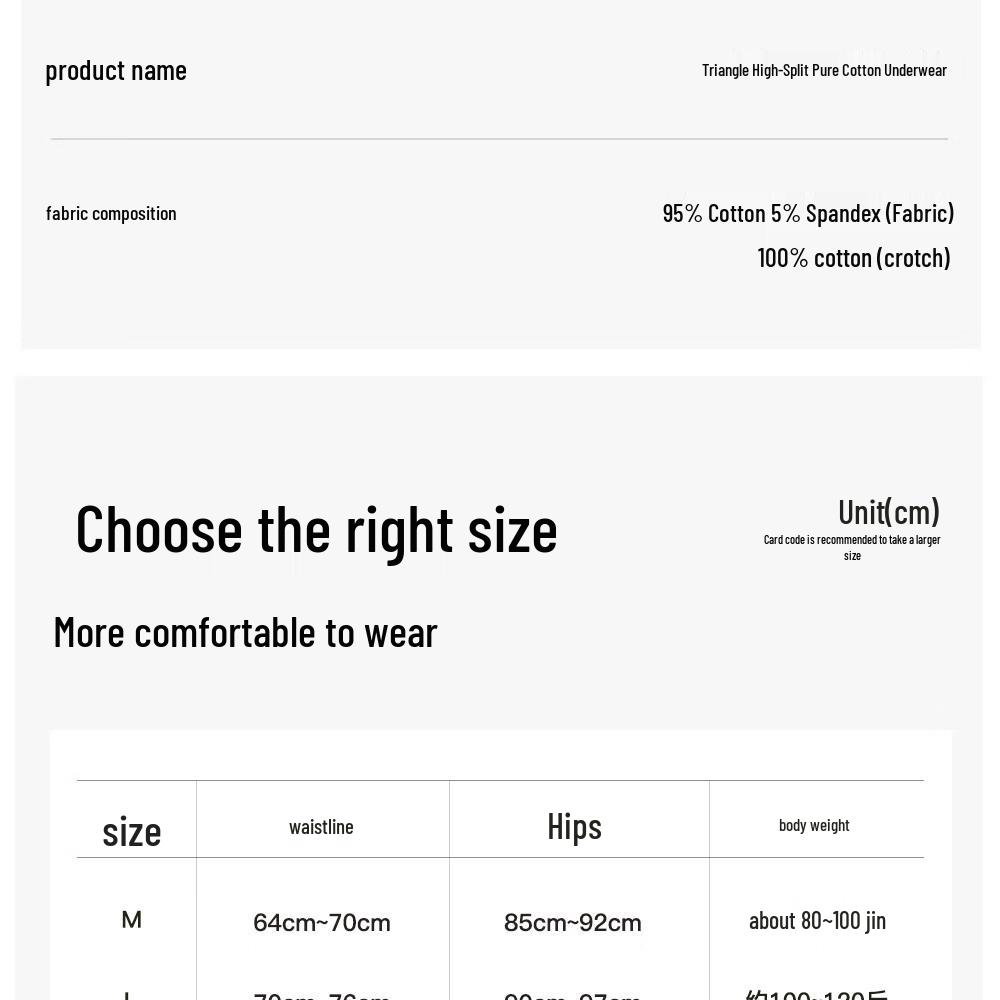 SecretWorld Women's High-Cut Low-Rise Antibacterial Cotton Briefs