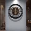 Home Wall Clock Iron Creative Wall Clock Wall Decoration Wall Clock Retro Living Room Wall Clock