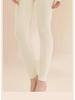Women's Thermal Underwear Set with Padded Top, Fleece-Lined for Fall/Winter, Wool-Silk Blend