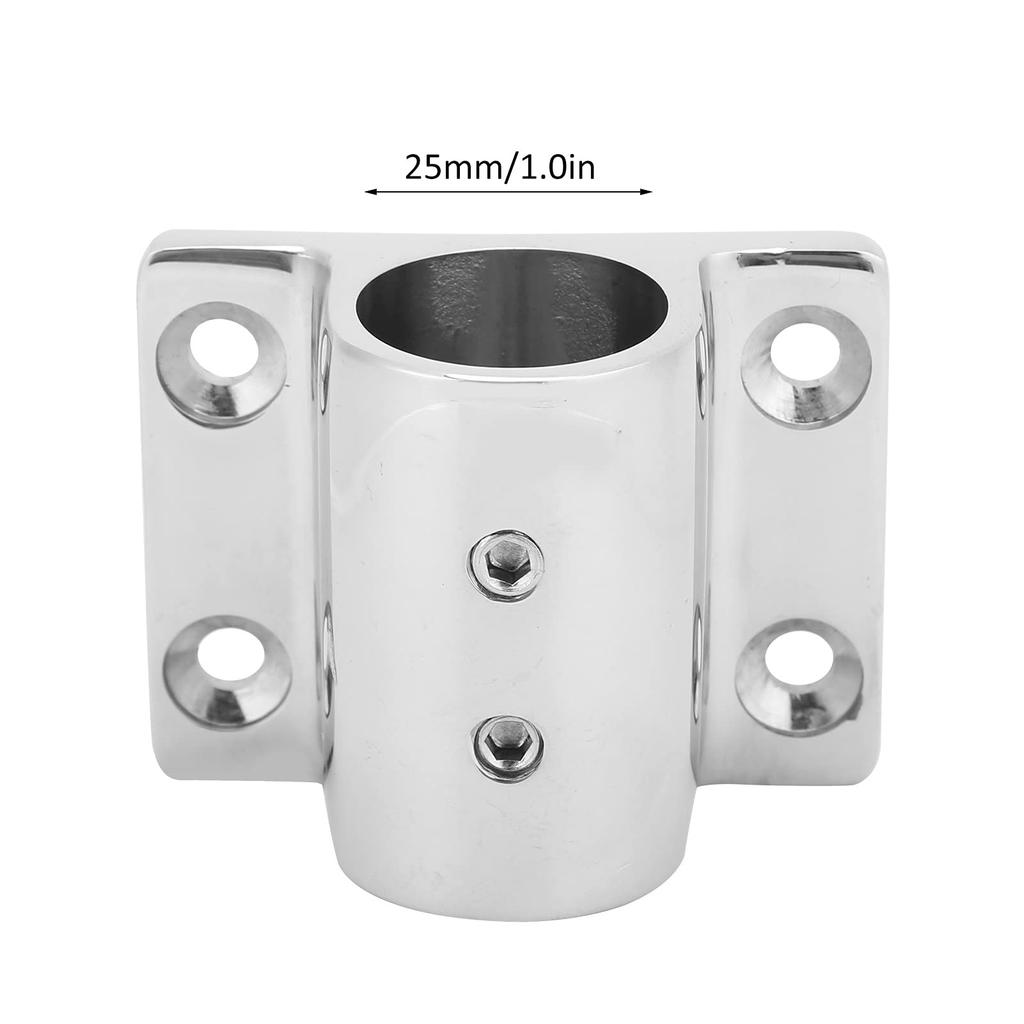 Stainless Steel Boat Tube Base, Marine Pipe Stake Base Marine Pipe Rectangular Base Pipe