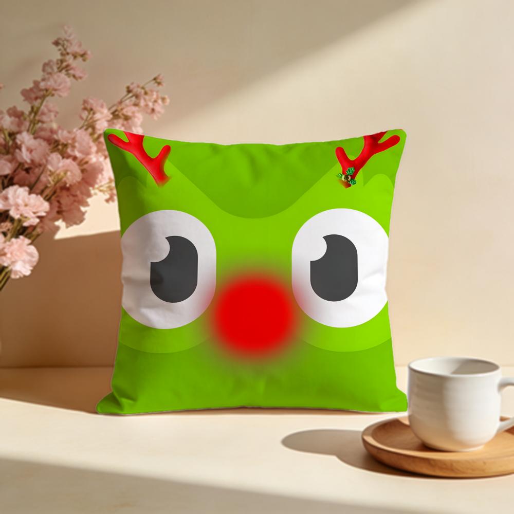 Fashion DDuolingoful Cushion Cover Stylish Washable Pillow Cover Ideal for Couch Bedroom Car Decoration