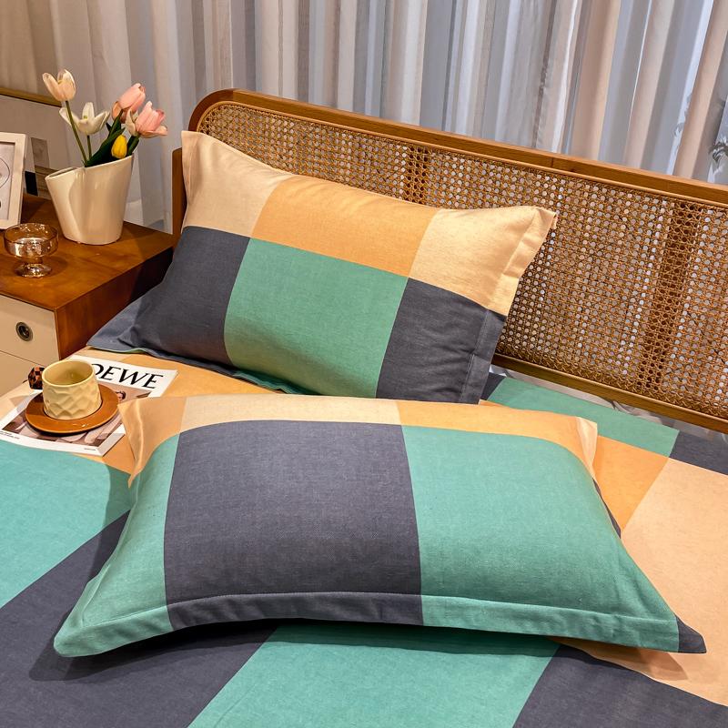 2pcs Printed Pillows Cover 100% Cotton Pillowslip capa de almofada Rectangle Pillowcase 48x74cm Cushion Covers Home Pillow Cases