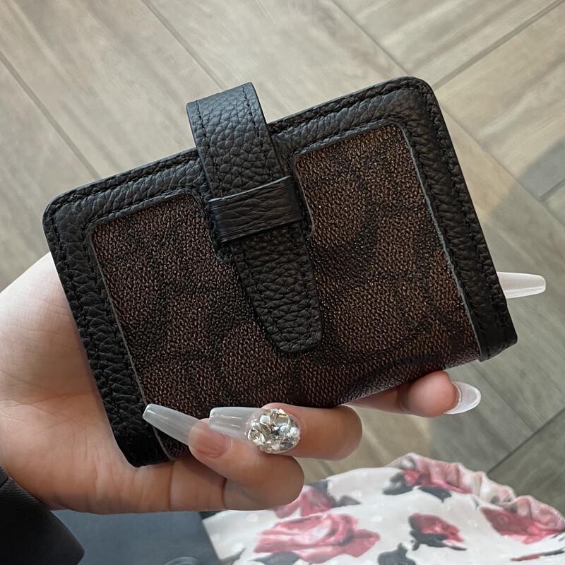 Weipeiluo Компактный кожаный держатель для водительских прав женский