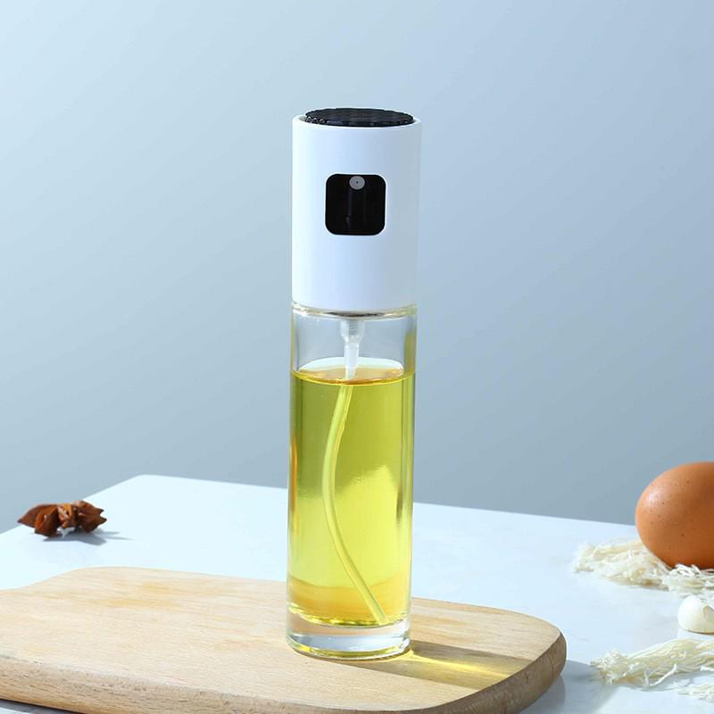 High-Pressure Glass Oil Spray Bottle for Kitchen and Air Fryer