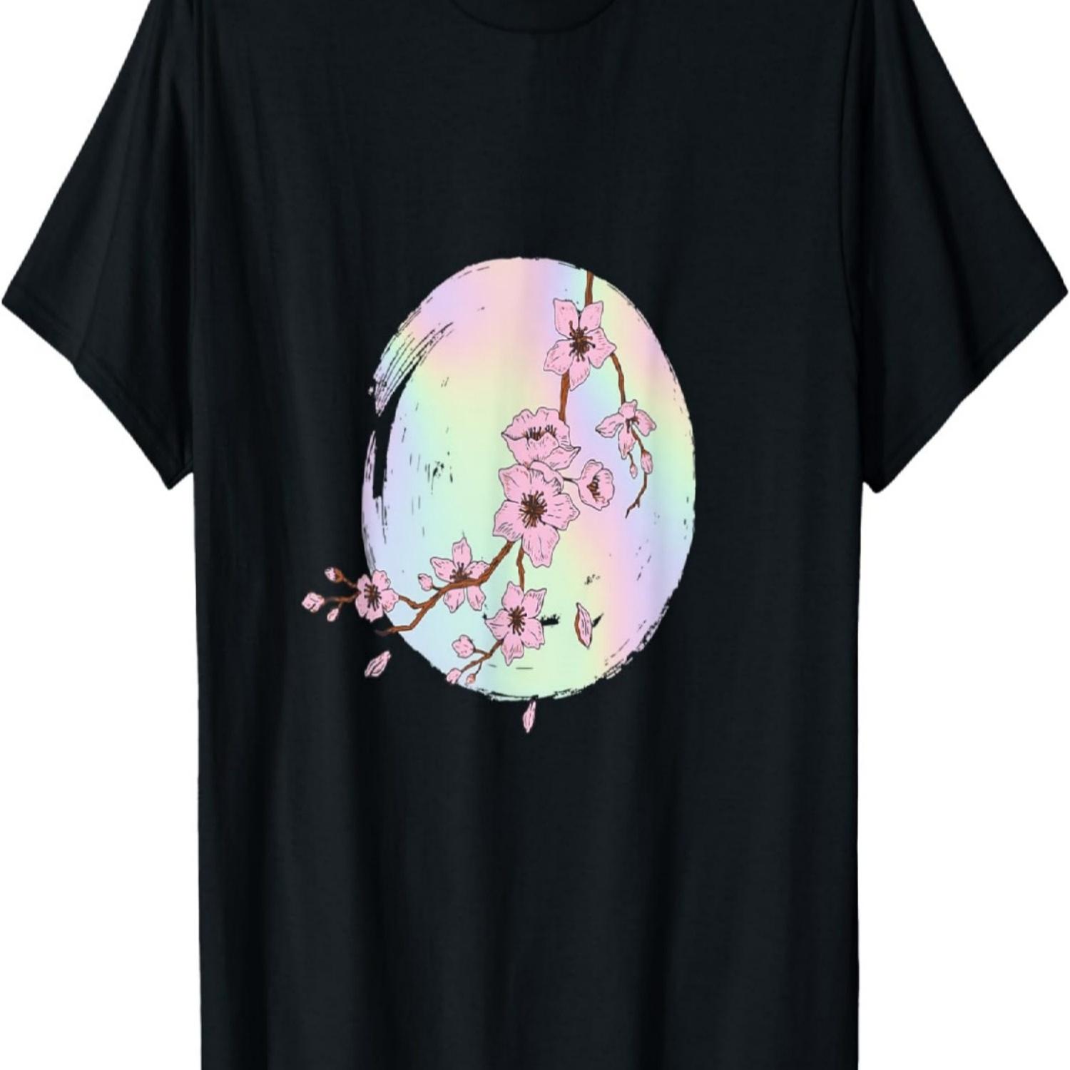 Pastel Moon Goth - Cherry Blossom T-Shirt S чёрный