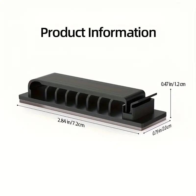 Self Adhesive Cable Management Clips-Cable Organizers Wire Clips Cord Holder For Office TV PC Ethernet Cable Under Desk Home