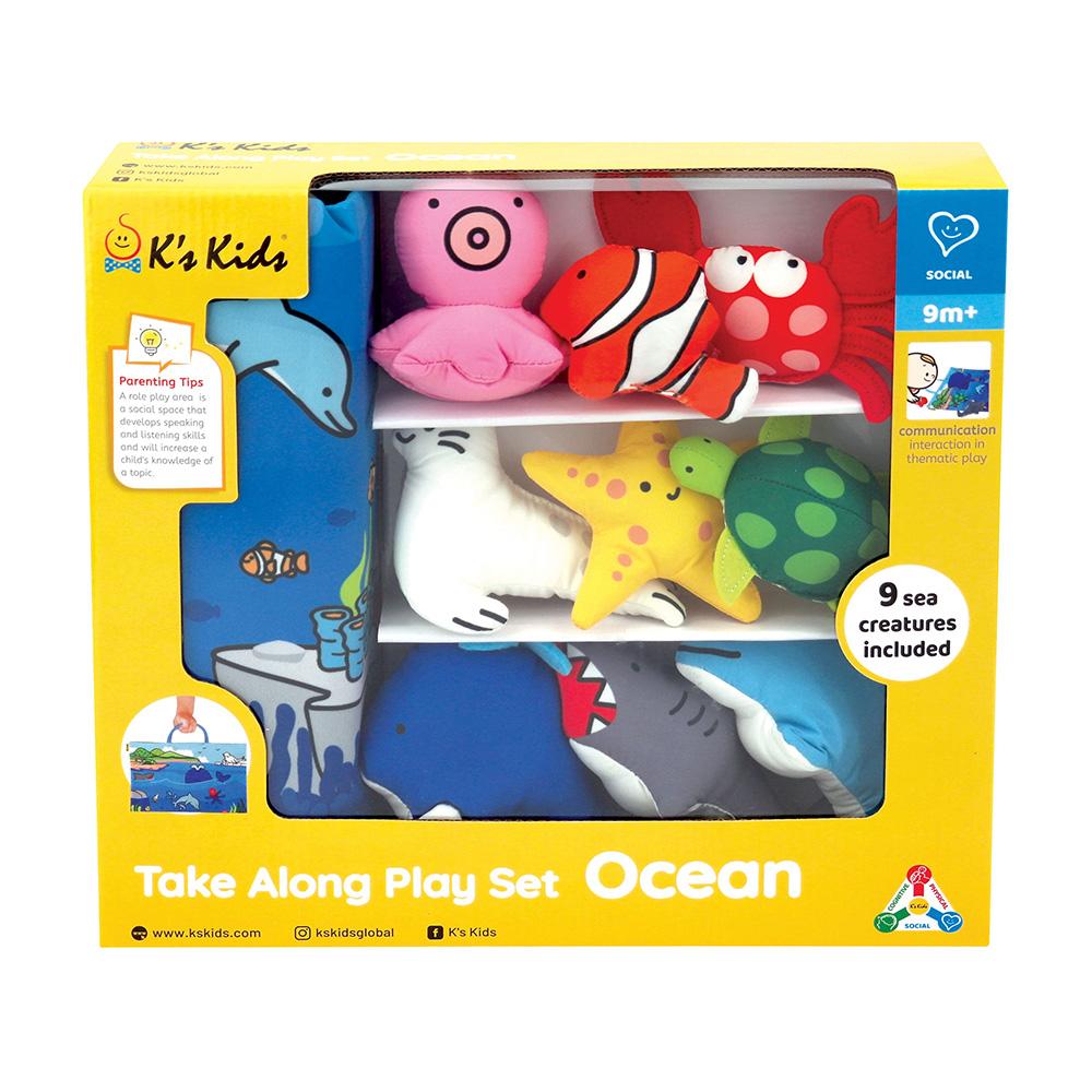 [toytron] K s Kids Мягкая игровая сумка-активити «Приключения в океане» KA10796-GB