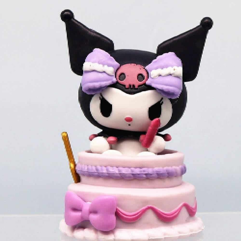 Birthday Party Kuromi Merry Melody Figure Blind Box Doll Charming Desktop Decoration
