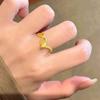 Wrapped Snake Ring Women's New Guochao Ring Niche Fashion Light Luxury Versatile Disc Snake Index Finger Ring Jewelry
