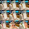 Fashion Clear Colorful 2-in-1 Shockproof Case for iPhone 17 Pro Max Phone Back Cover Protector Skins Shell