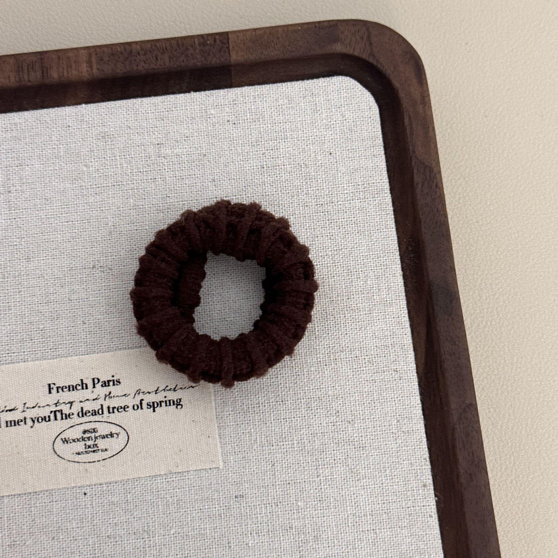 

High Ponytail Hair Tie for Women, No Hair Restraint, Elastic Hair Tie, Thick Hair Band, Hair Band Tie, Towel Band темный кофе