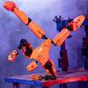 Schreibtischdekoration 3D-gedruckte T13 Actionfigur Formwandler Roboter Mehrgelenkig Beweglicher Roboter Attrappe Actionfiguren ABS Aufgerüstet