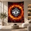 Decorative Tapestry,Manchester United FC Printed Wall Art, Lightweight Wall Hanging For Bedroom Background