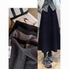Elegant High-Waisted Wool Blend Midi Skirt – Minimalist, Warm, and Flattering Winter Style
