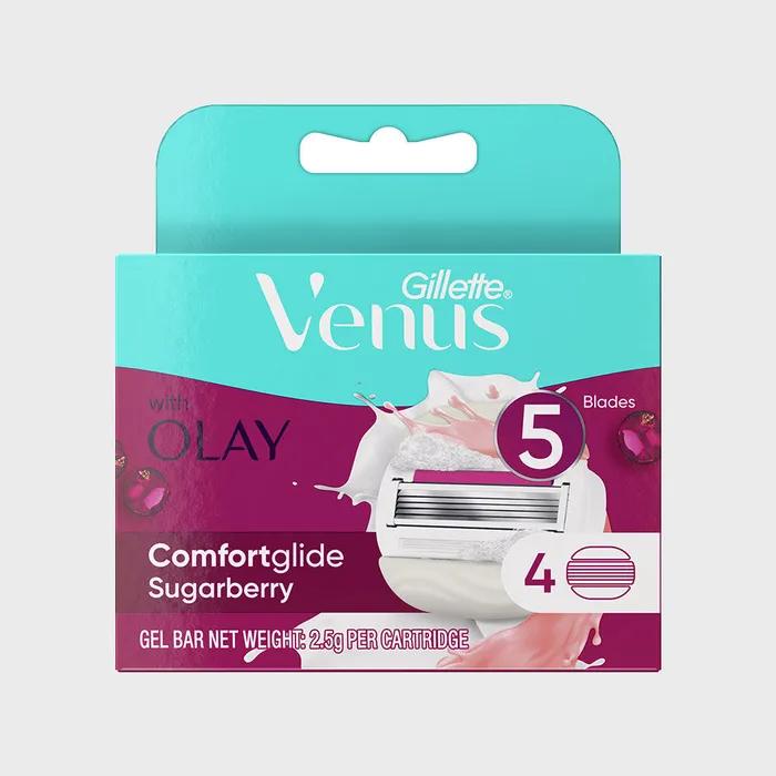 Gillette Лезвия для бритья Venus Olay Sugarberry 4 шт.