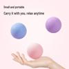 Smooth TPE Fascia Massage Ball for Foot, Shoulder & Neck - Hard Peanut Ball