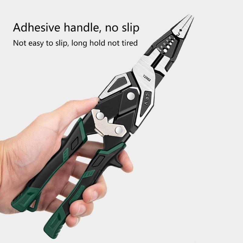 Versatile Multifunctional Combination Pliers With Ergonomic Grip For Home Repair Cable Cutters And Screw Gripping