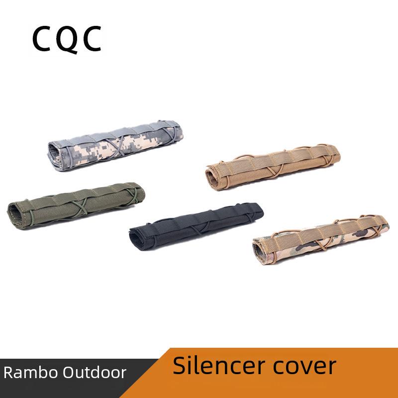 Housse de camouflage tactique pour fusil de sniper et silencieux pour équipement CS réel Standard