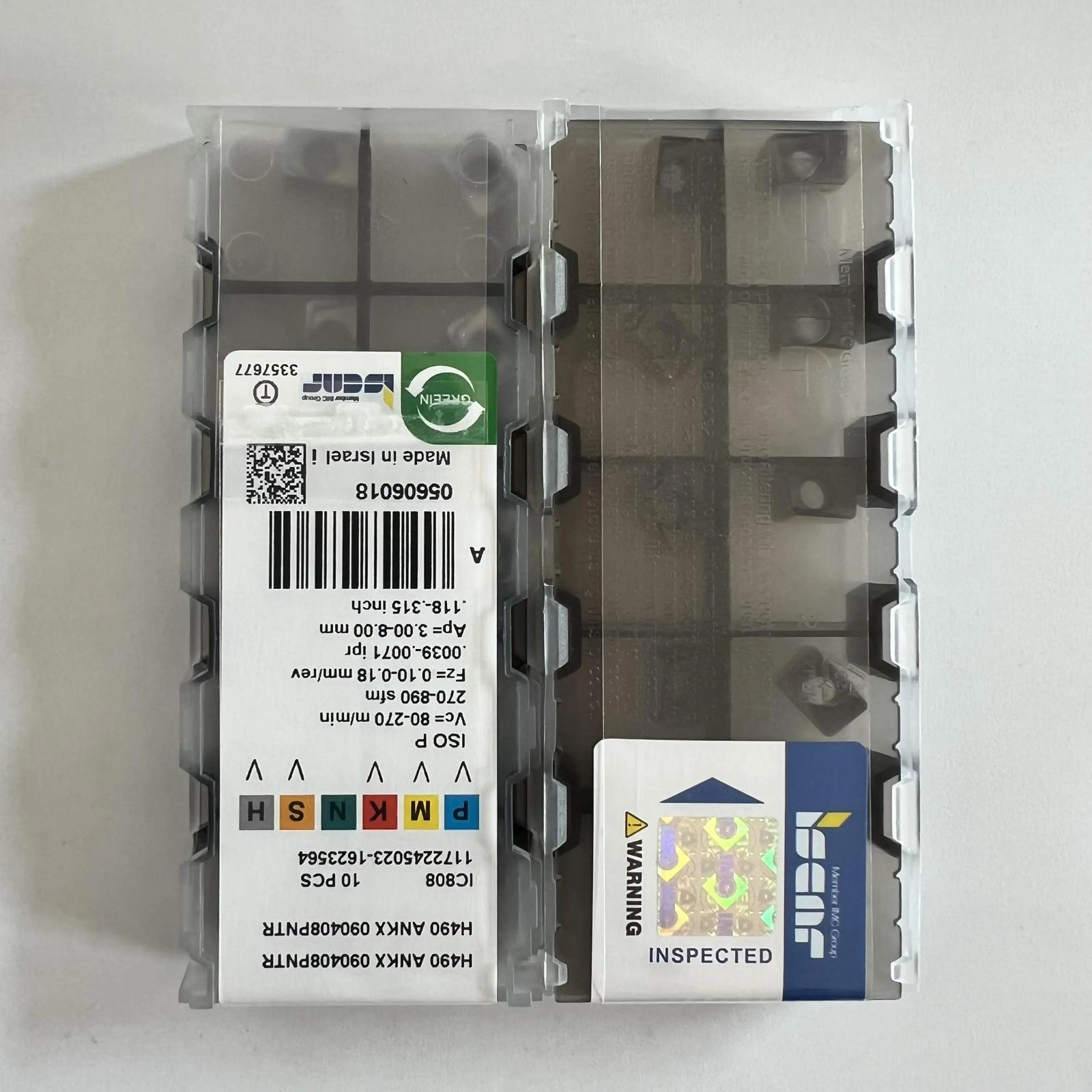 

H490ANKX090408PNTR IC808 Industrial indexable carbide inserts 10 Pcs