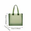 Waterproof Transparent Handbags Durable Reusable Bags  Apparel Stores
