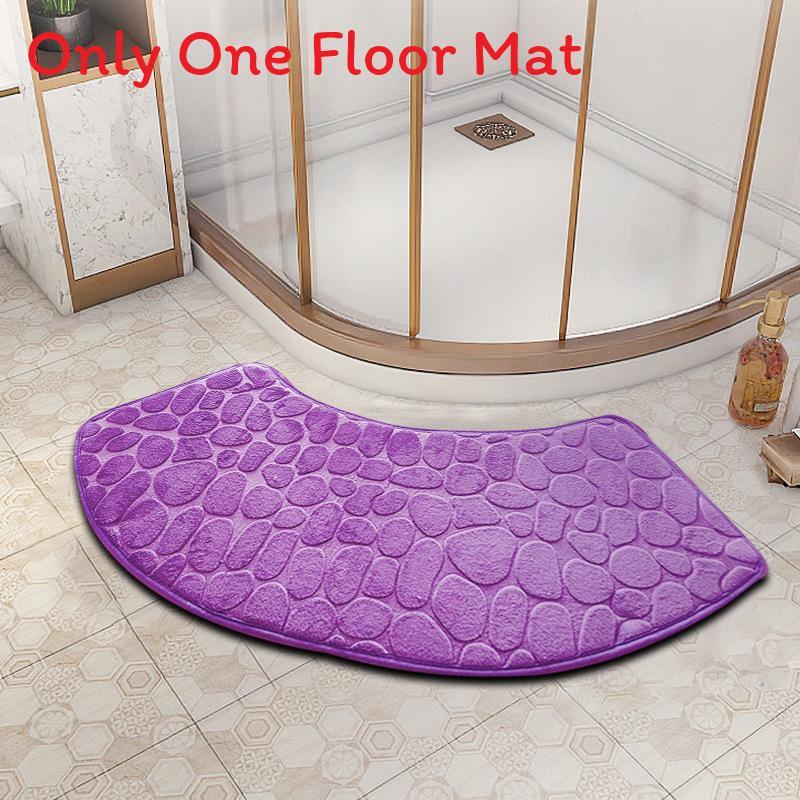 Polyester Non Slip Bathroom Mat With Absorbent Surface For Home Use