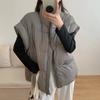 Female Vest Autumn Winter Sleeveless Jacket Coat Loose Short Stand-up Collar Down Cotton Vest Women Waistcoat Outerwear