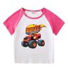 Kids' 2026 Summer Raglan T-Shirt - Short Sleeve, Unisex Top for Boys and Girls, Baby Half Sleeve Tee