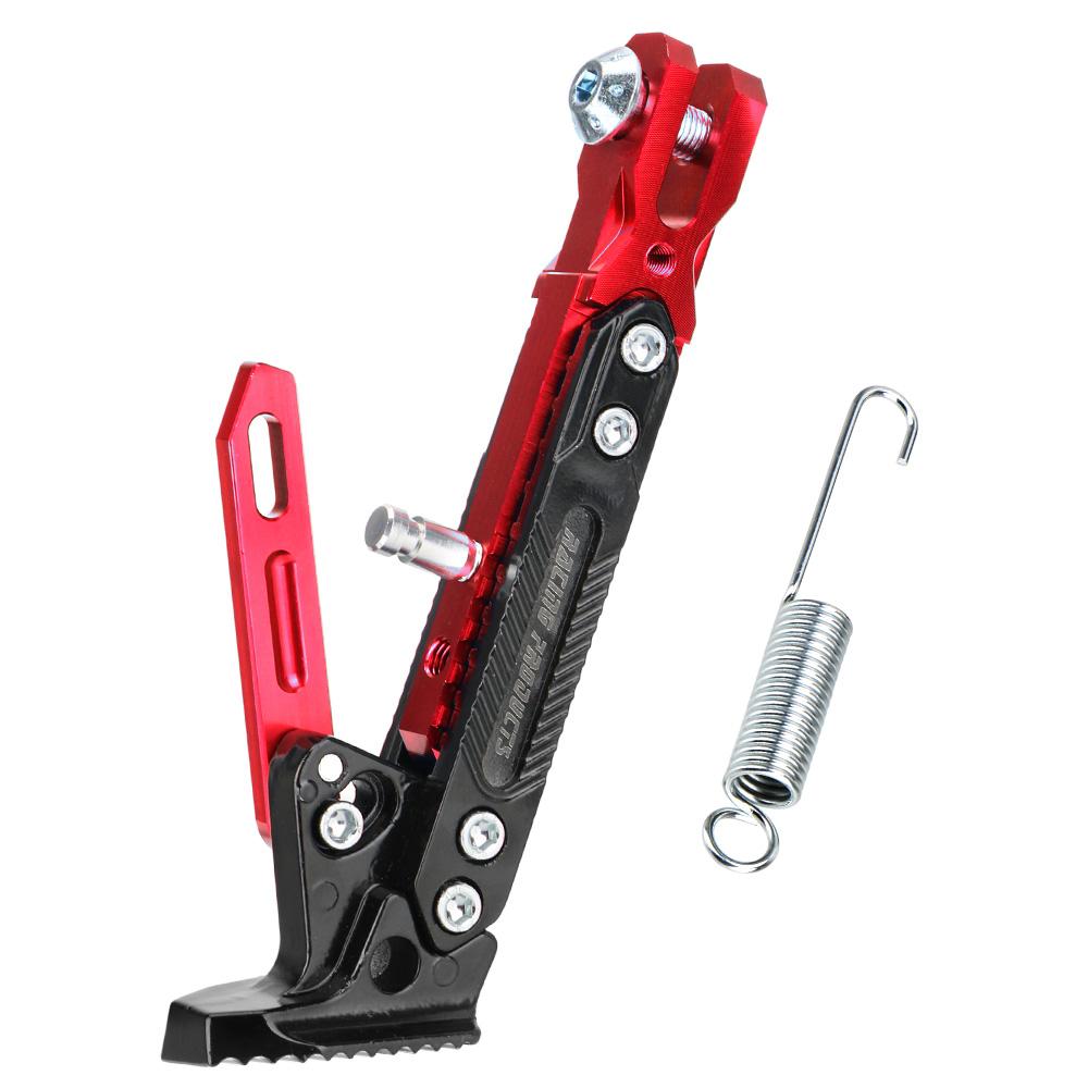 Kick Stand Parking Bracket Adjustable Kickstand Motorcycle Accessories Foot Side Stand for Electric Motorbike Motorcycle CNC