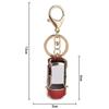 Fashion Mini Car Keychain Key Ring Holder Charm Women Handbag Pendant Decor