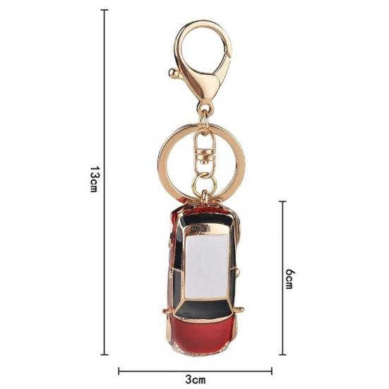 Fashion Mini Car Keychain Key Ring Holder Charm Women Handbag Pendant Decor