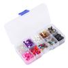 Chip Stone Beads Irregular Shape Multi Colors Toxic Free Crushed Beads with Box for DIY Jewelry Fish Tank Decor