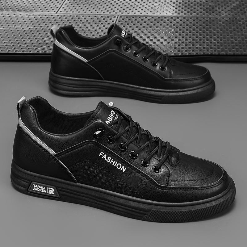 Fashion Trendy Versatile Cloth Shoes Mens Spring New Breathable White Shoes Mens Sports and Leisure Board Shoes Trendy Shoes