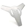 Garden Power Tool Accessories 4Pieces 5mm Metallic Blade 3Teeth for Electrical Grass Trimmer Brush Cutter